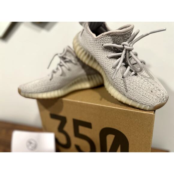 2018 Yeezy Boost 350 V2 'Sesame' -Very Good/EUC- Original Box - US 6 Womens - Picture 3 of 8